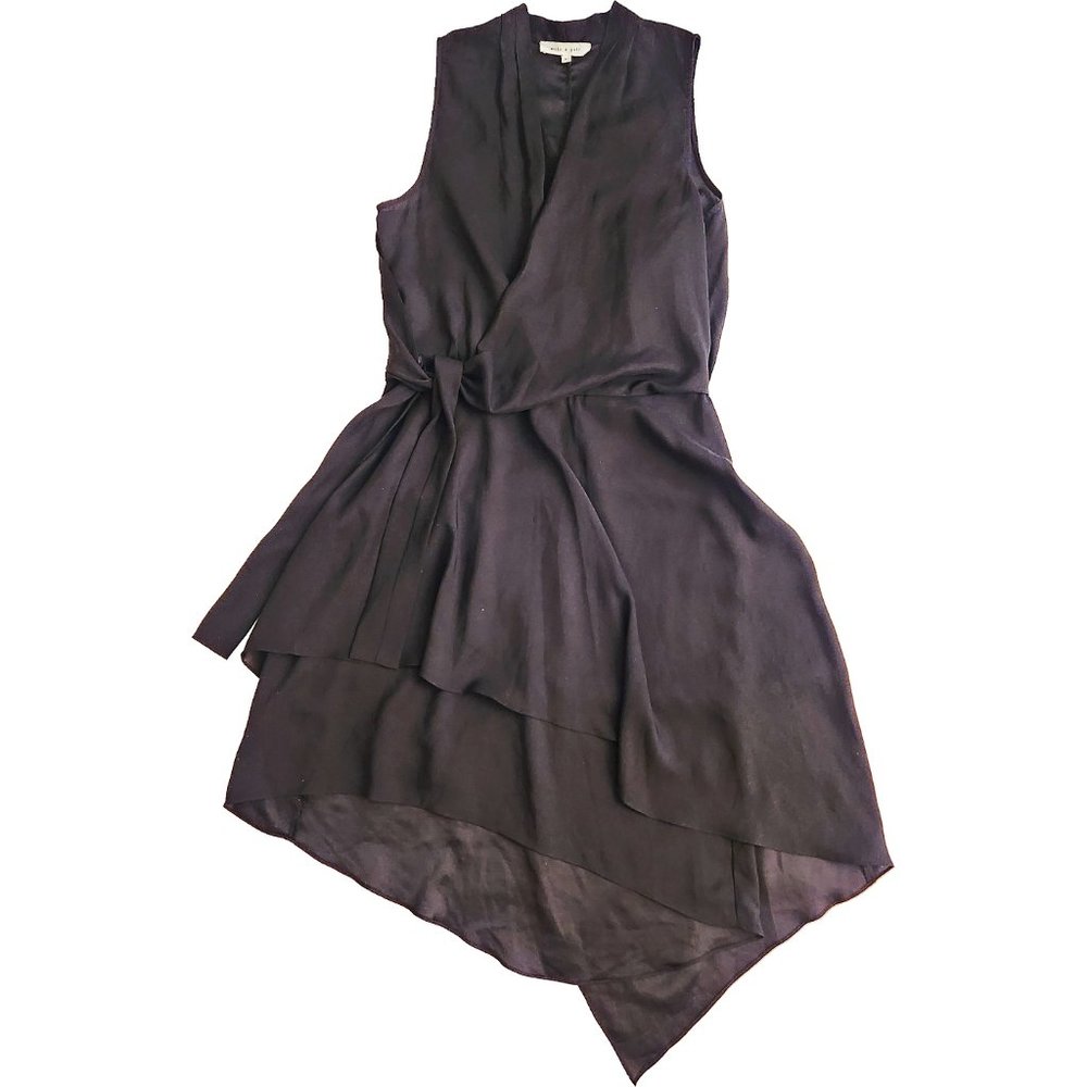 Mika & Gali Asymmetrical Black Dress